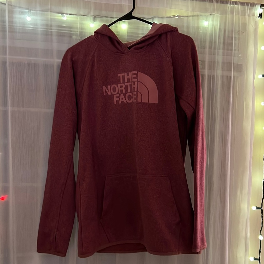 North face Pink Hoodie - L
